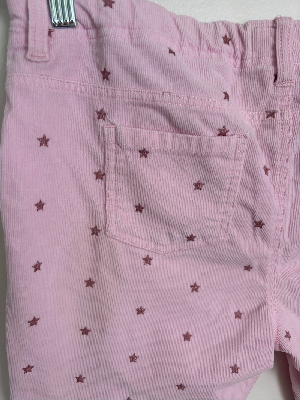 VTG 90s Pink Corduroy Bermuda Shorts with Star Print